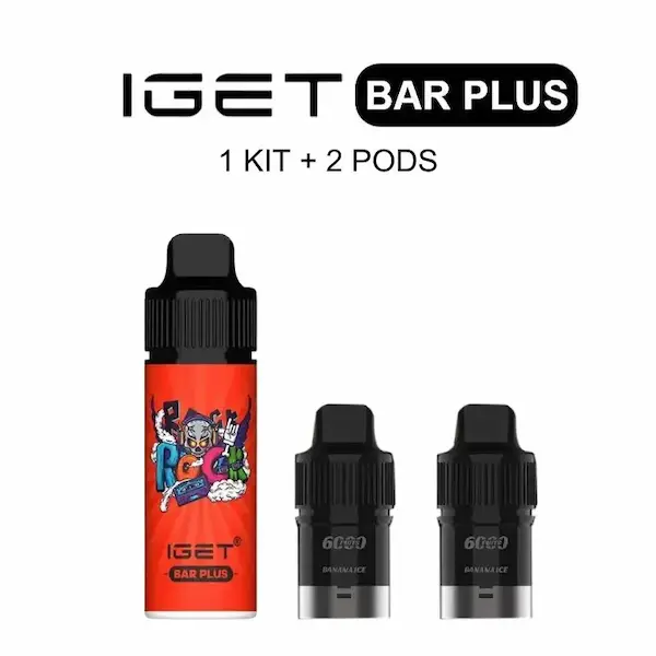 iget bar plus bundle (1 kit + 2 pods)