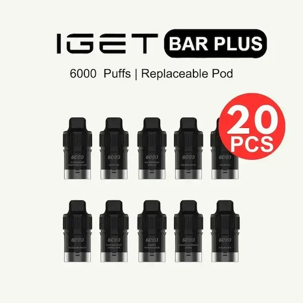 iget bar plus pod box mixed flavours 20pcs